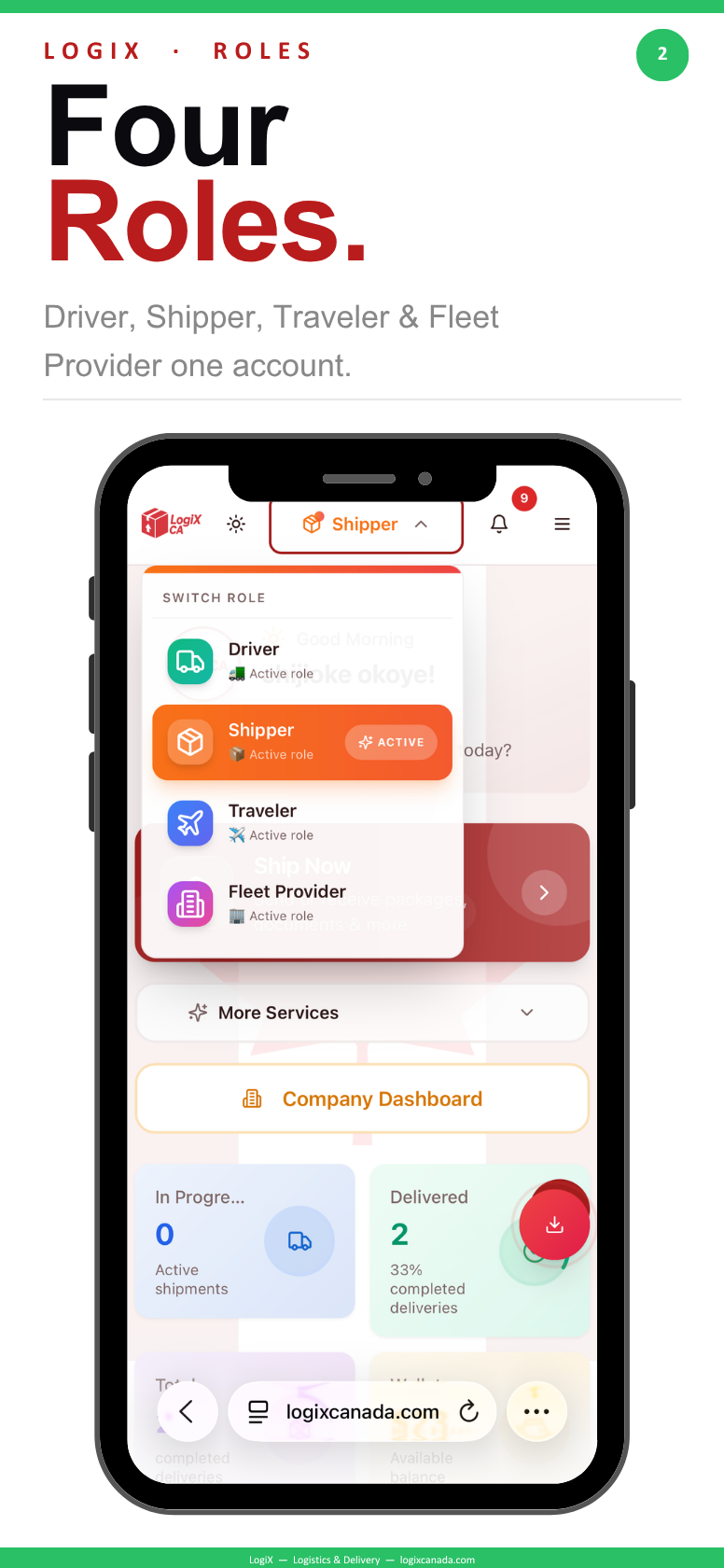 LogiX app Live Updates